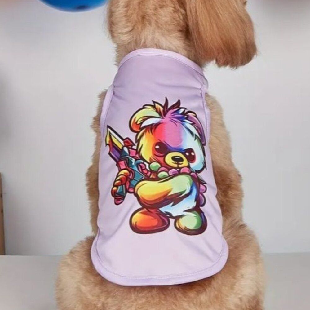 Bear Graphic T-Shirt Dog Cat Pet‎ Small Shirt NWOT